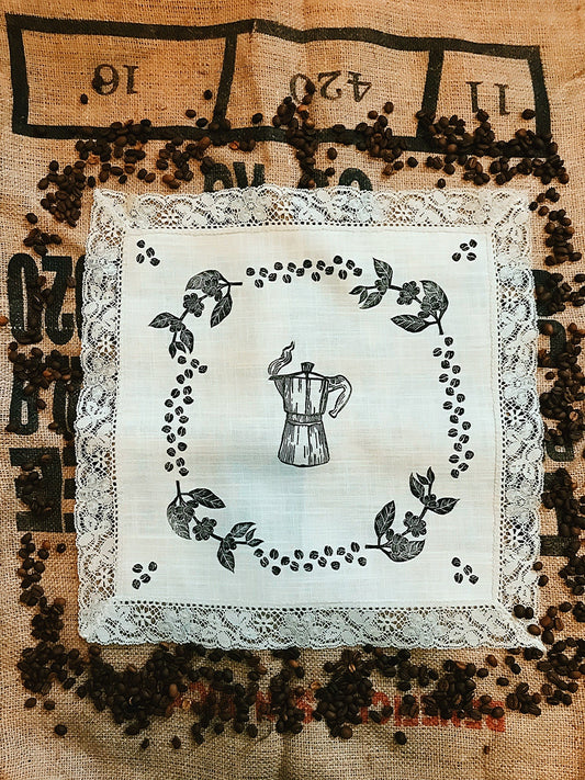 Block Print: Vintage Handkerchief